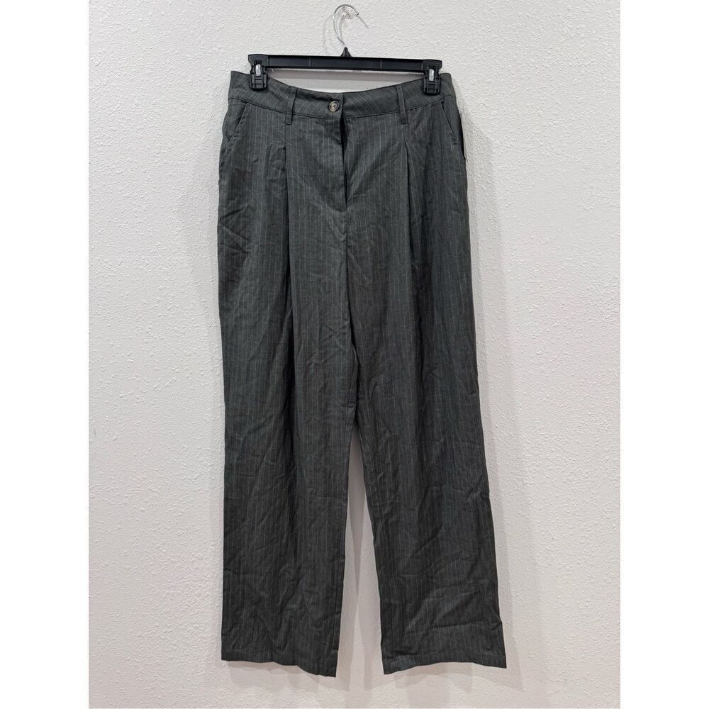 Wild fable women‎ office gray pinstripe dress pants size 14
